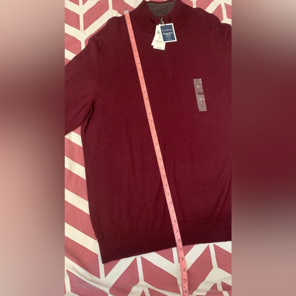 Club Room Men's Quarter-Zip French Rib Pullover Sweater Size S, L M, XL - Picture 7 of 10